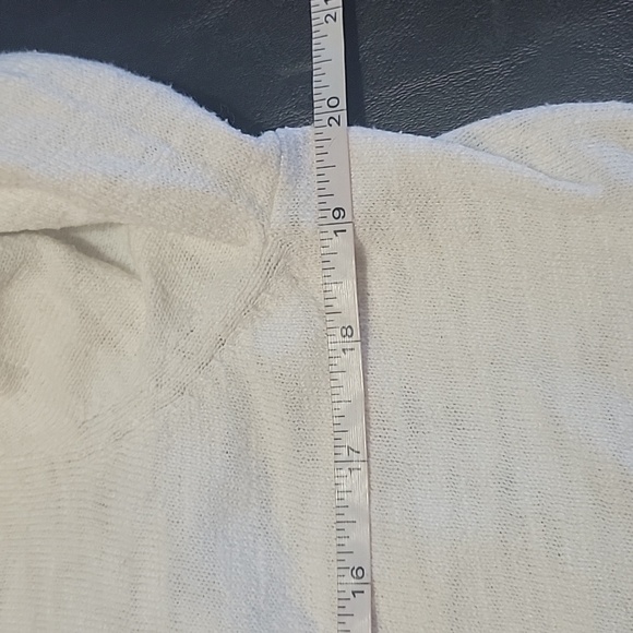 Madewell Women's Graduate white cardigan size L preppy academia casual office - Picture 6 of 8